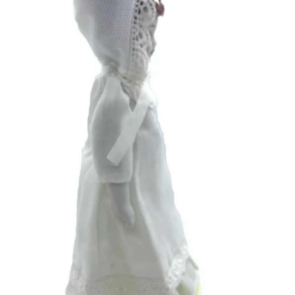 8" Antique Vintage Doll Porcelain Chest Head Hands Legs - Picture 5 of 7